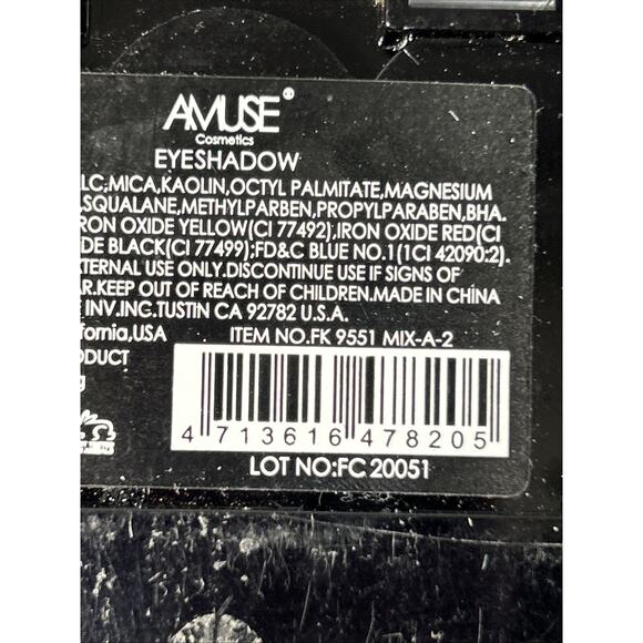 Amuse Eyeshadow Palette Plums #9551 Mix-A-2 Makeup Cosmetics - Picture 5 of 11